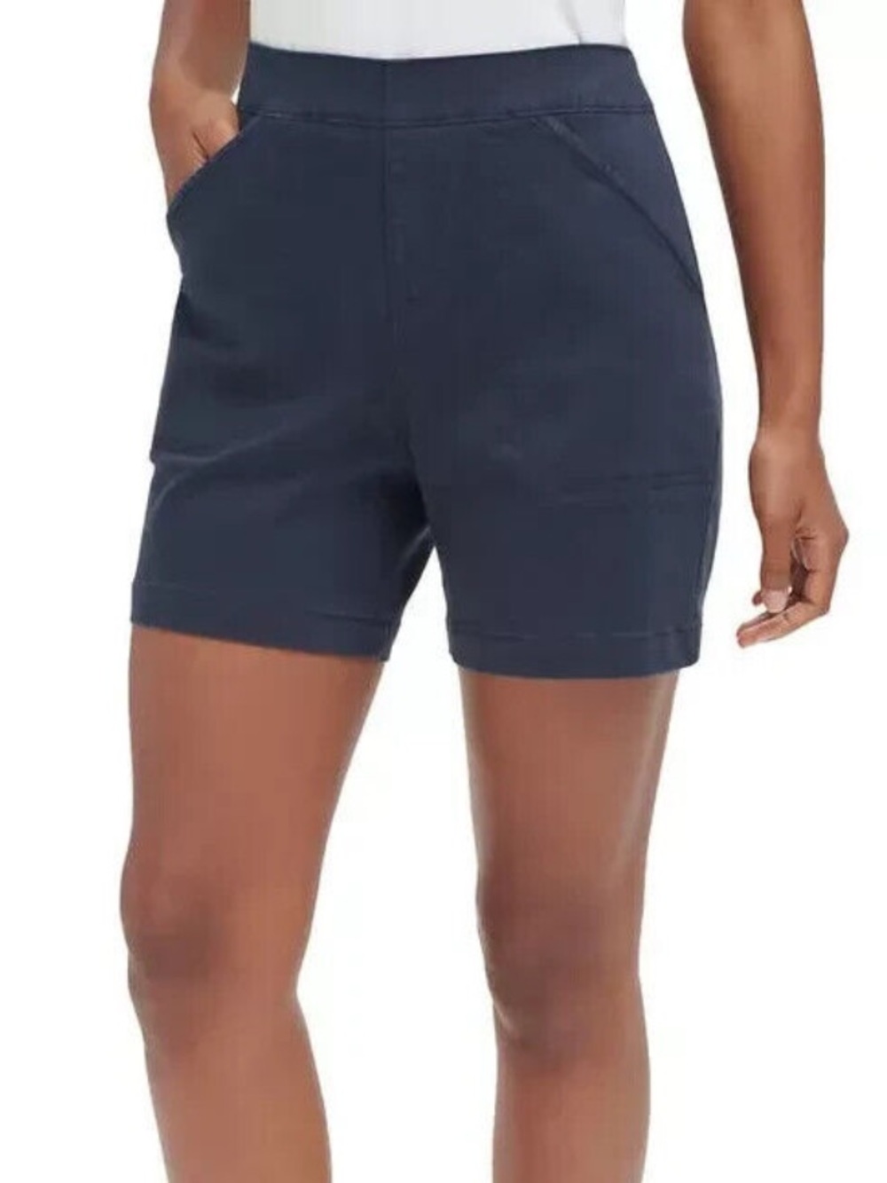 Nautica Jeans Navy Pull-On Stretch Shorts